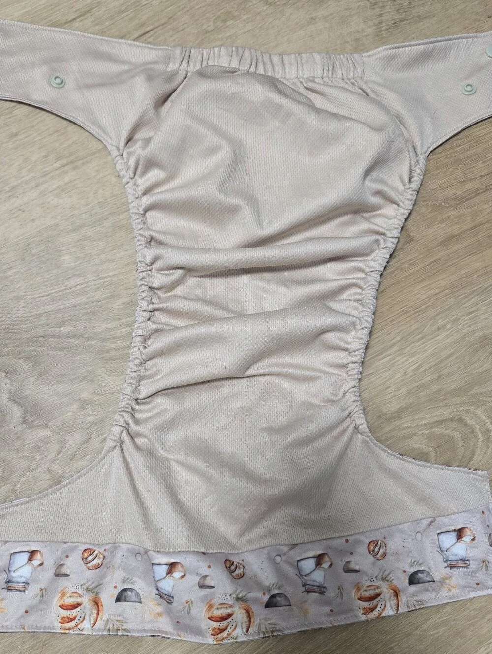 Lalabooty Sourdough print forever sized pocket cloth diaper